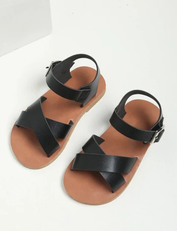 Sandale Shein Kids, negru