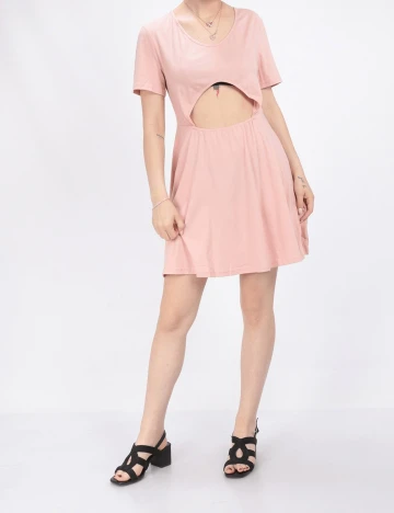 Rochie scurta SHEIN, roz