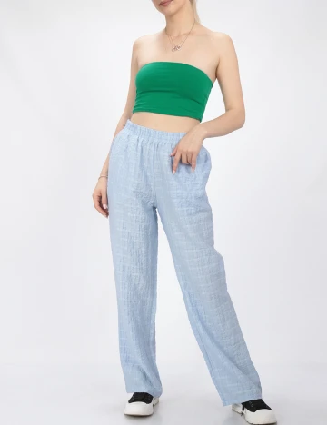 Pantaloni Vila, bleu