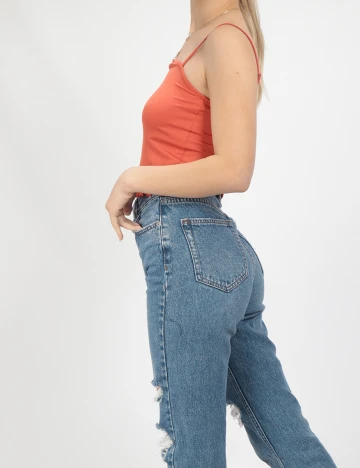 Top Vero Moda, caramiziu