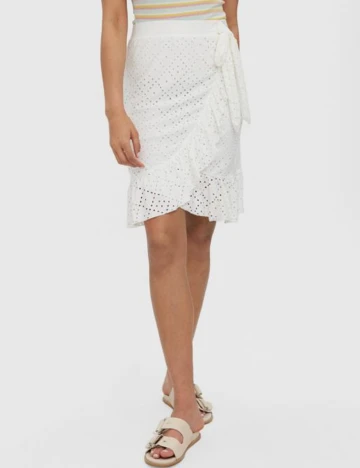 Fusta Vero Moda, alb