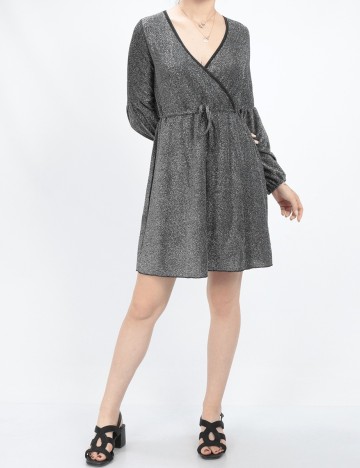 Rochie scurta SHEIN, gri, S