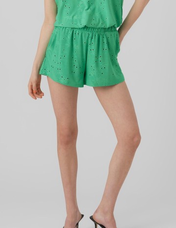 Pantaloni Scurti Vero Moda, verde, M