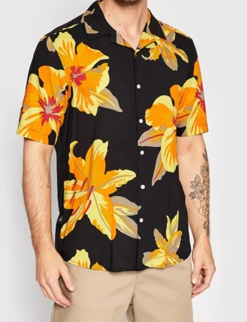 Camasa Only, negru floral