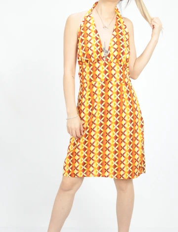 Rochie Scurta Noisy May, portocaliu