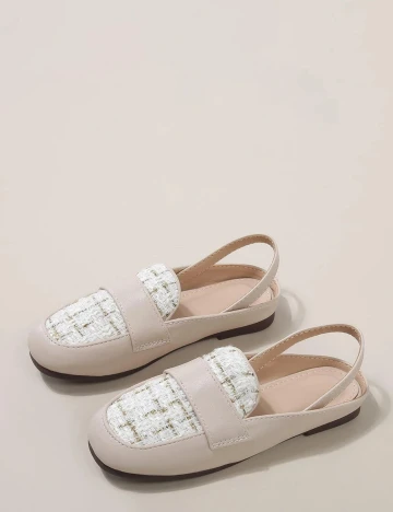 Pantofi Shein Kids, bej
