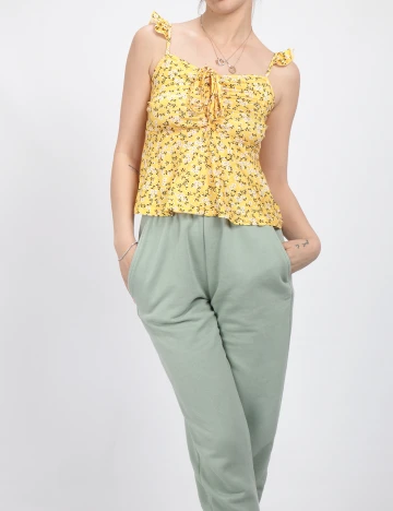 Top SHEIN, galben