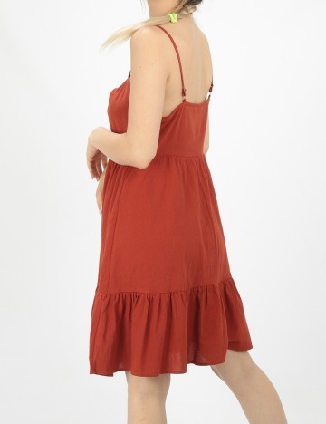 Rochie Scurta SHEIN, caramiziu