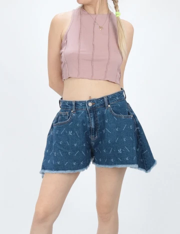 Pantaloni Scurti Only, bleumarin