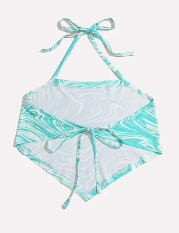 Top SHEIN, turcoaz