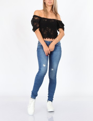 Top Reserved, negru, L