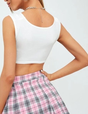 Top SHEIN, alb