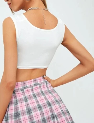 Top SHEIN, alb