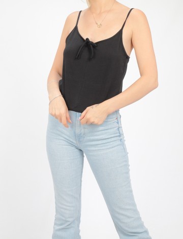 Top Sinsay, negru, S