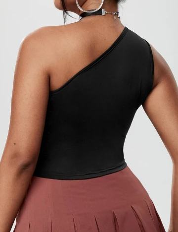 Top SHEIN CURVE, negru