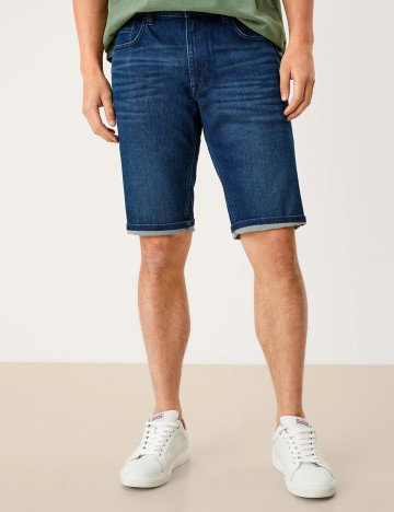 Pantaloni scurti s.Oliver, albastru, W30