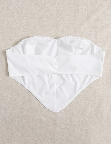 Top SHEIN CURVE, alb