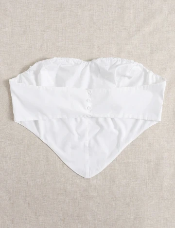 Top SHEIN CURVE, alb