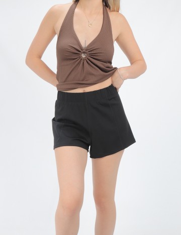 Pantaloni Scurti Reserved, negru, M