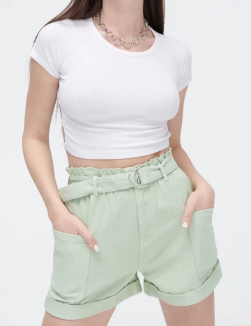 Pantaloni Scurti CROPP, verde