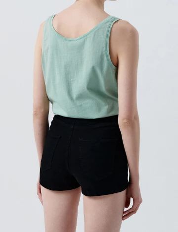 Pantaloni Scurti CROPP, negru