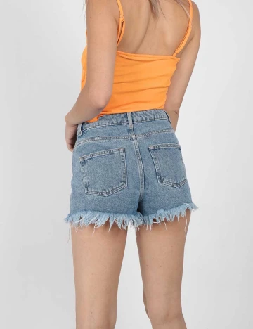 Pantaloni scurti CROPP, albastru Albastru