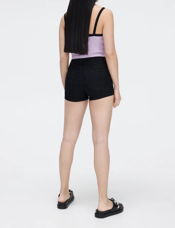 Pantaloni Scurti CROPP, negru