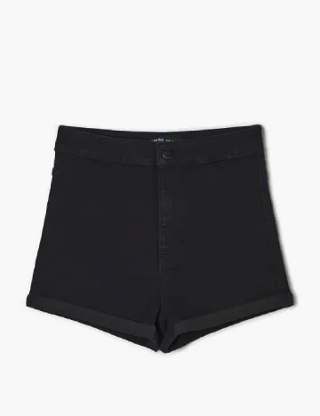 Pantaloni scurti CROPP, negru