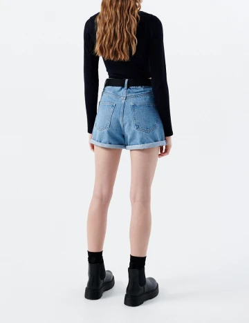 Pantaloni Scurti CROPP, albastru