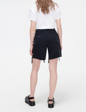 Pantaloni Scurti CROPP, negru