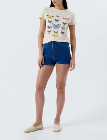Pantaloni Scurti CROPP, albastru