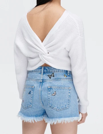 Pantaloni Scurti CROPP, albastru