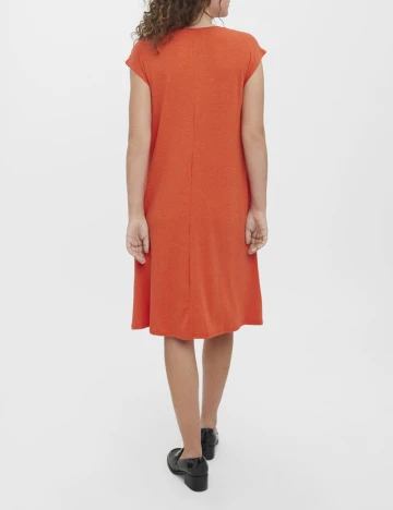 Rochie scurta Vero Moda, portocaliu
