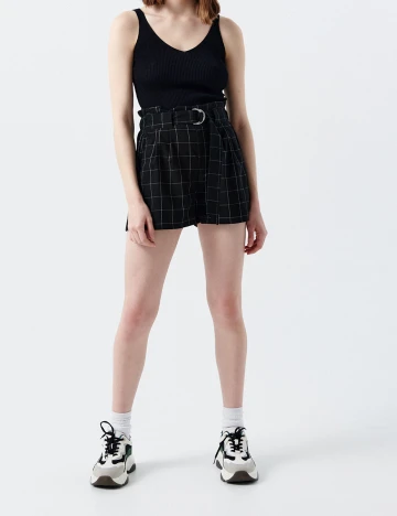 Pantaloni Scurti CROPP, negru