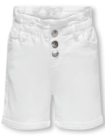 Pantaloni Scurti Kids Only, alb