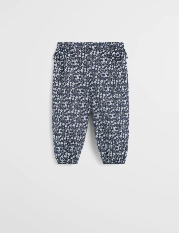 Pantaloni Mango Kids, bleumarin