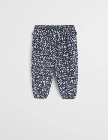 Pantaloni Mango Kids, bleumarin
