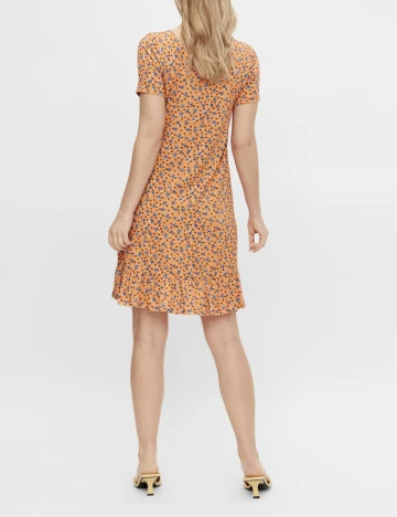 Rochie scurta Mamalicious, portocaliu