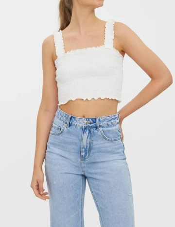 Top Vero Moda, alb