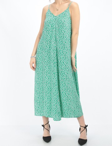 Rochie medie Vero Moda, verde, S/P