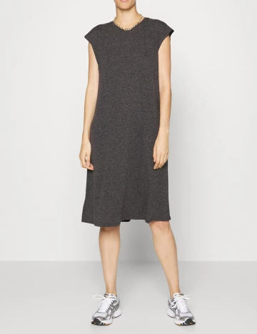 Rochie medie Vero Moda, gri inchis
