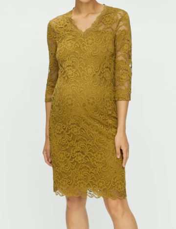 Rochie scurta Mamalicious, verde oliv