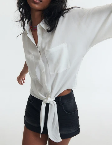 Pantaloni Scurti Reserved, negru
