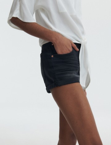 Pantaloni Scurti Reserved, negru
