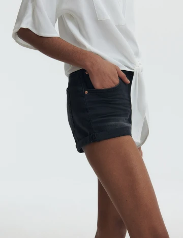 Pantaloni Scurti Reserved, negru