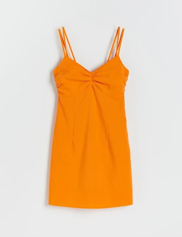 Rochie scurta Reserved, portocaliu