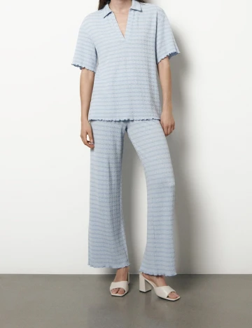 Pantaloni Reserved, albastru