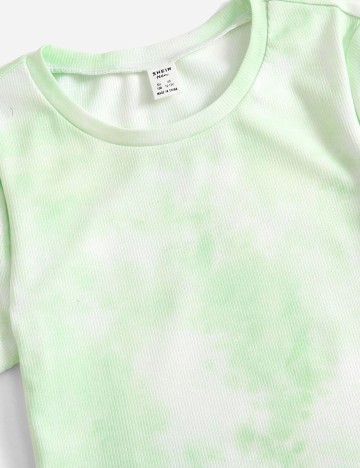 Top Shein Kids, verde