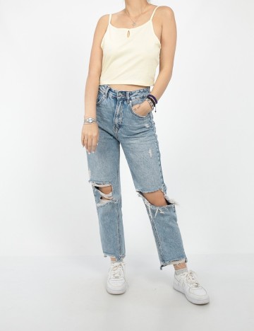 Top CROPP, galben