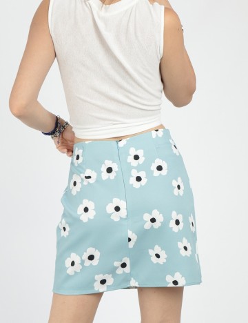 Fusta SHEIN, bleu
